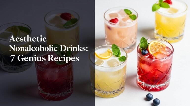 Aesthetic Nonalcoholic Drinks: 7 Genius Recipes for [year]