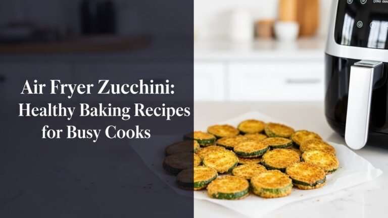 Air Fryer Zucchini: Healthy Baking Recipes for Busy Cooks