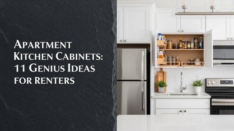 Apartment Kitchen Cabinets: 11 Genius Ideas for Renters [year]
