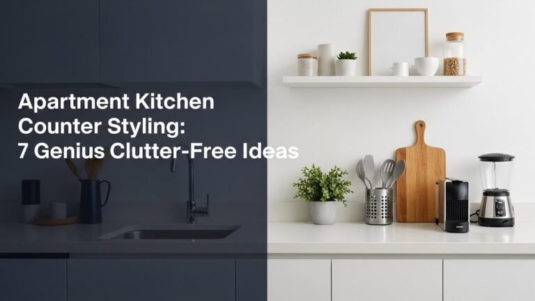 Apartment Kitchen Counter Styling: 7 Genius Clutter-Free Ideas