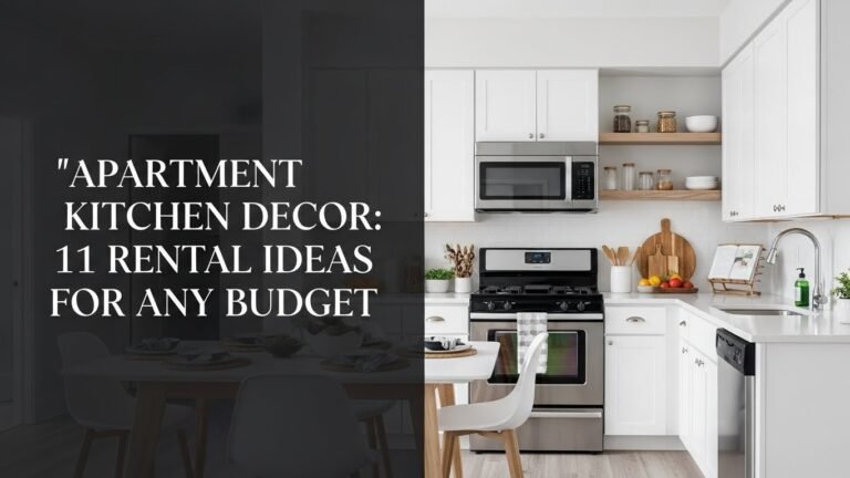 Apartment Kitchen Decor: 11 Rental Ideas for Any Budget