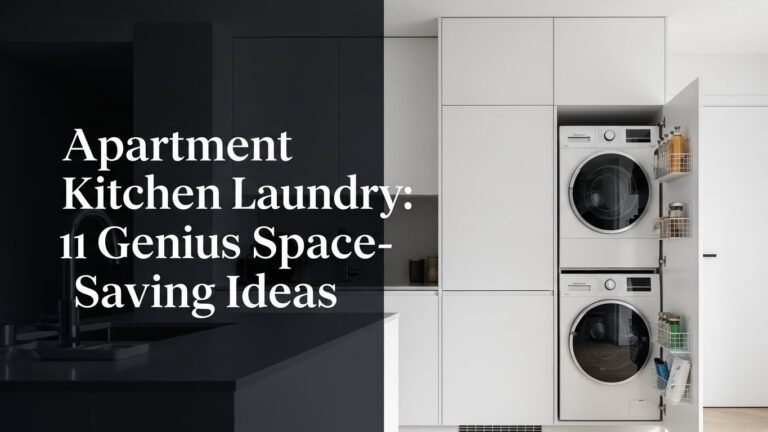 Apartment Kitchen Laundry: 11 Genius Space-Saving Ideas