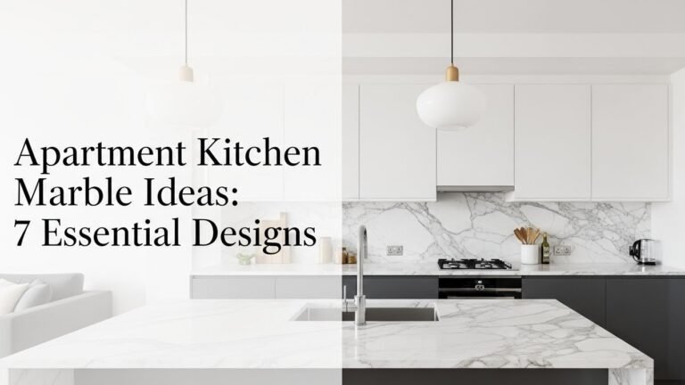 Apartment Kitchen Marble Ideas: 7 Essential Designs