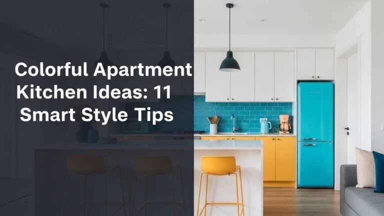 Colorful Apartment Kitchen Ideas: 11 Smart Style Tips