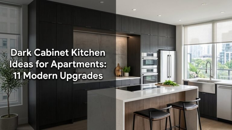 Dark Cabinet Kitchen Ideas for Apartments: 11 Modern Upgrades