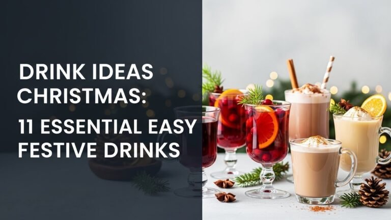 Drink Ideas Christmas: 11 Essential Easy Festive Drinks [year]