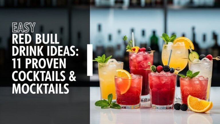 Easy Red Bull Drink Ideas: 11 Proven Cocktails & Mocktails for [year]