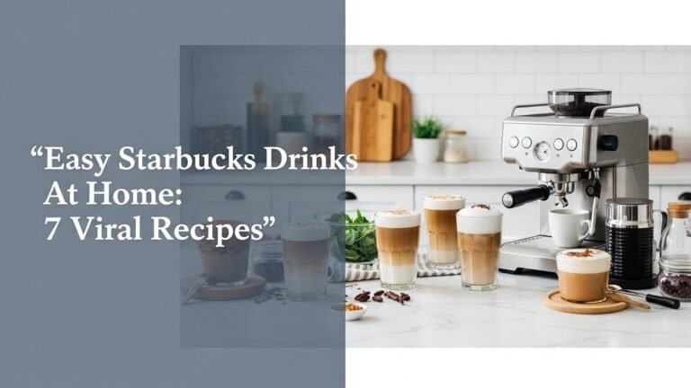 Easy Starbucks Drinks At Home: 7 Viral Recipes for [year]