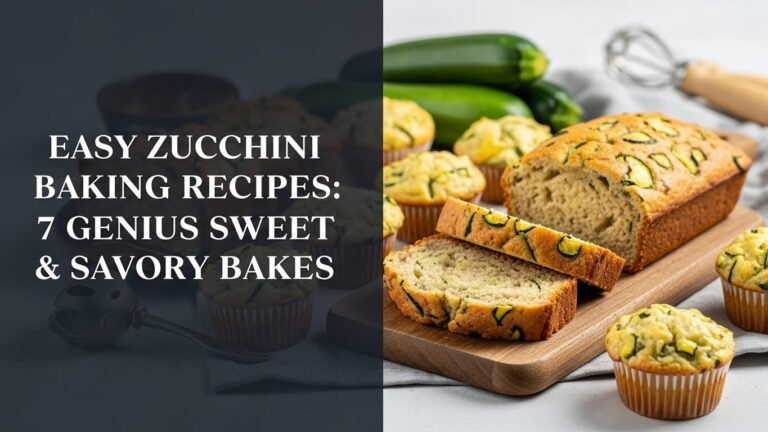 Easy Zucchini Baking Recipes: 7 Genius Sweet & Savory Bakes