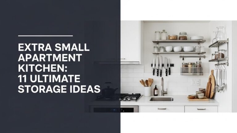 Extra Small Apartment Kitchen: 11 Ultimate Storage Ideas [year]