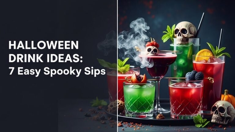 Halloween Drink Ideas: 7 Easy Spooky Sips for [year]
