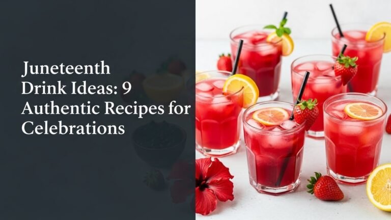 Juneteenth Drink Ideas: 9 Authentic Recipes for [year] Celebrations