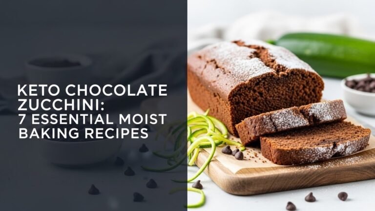 Keto Chocolate Zucchini: 7 Essential Moist Baking Recipes
