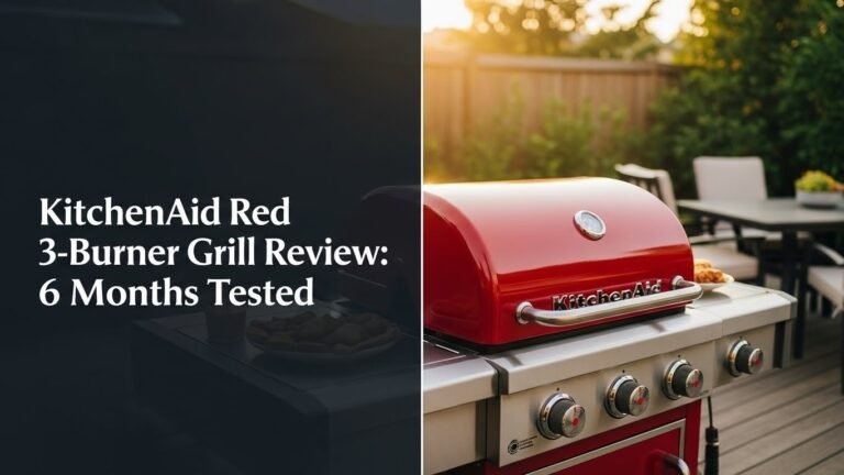 KitchenAid Red 3-Burner Grill Review: 6 Months Tested