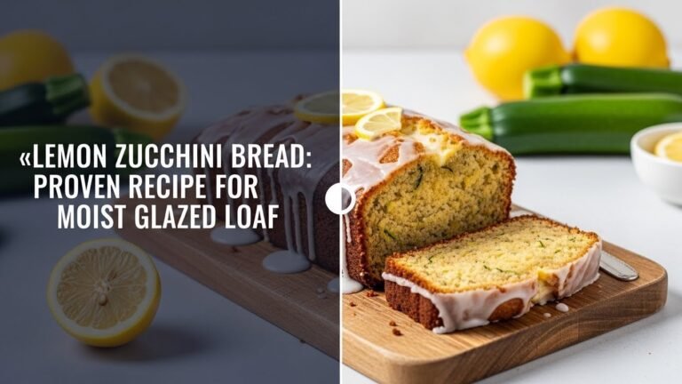 Lemon Zucchini Bread: Proven Recipe for Moist Glazed Loaf