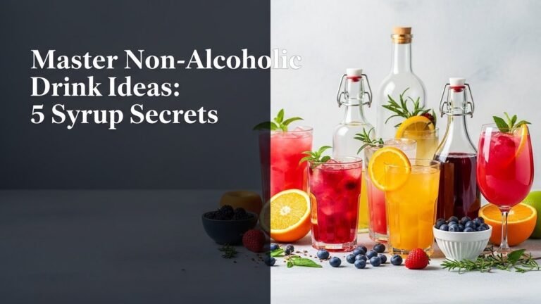 Master Non-Alcoholic Drink Ideas: 5 Syrup Secrets [year]