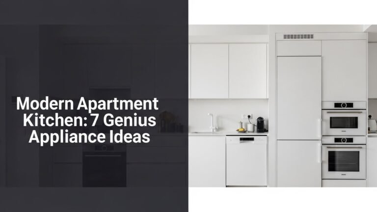 Modern Apartment Kitchen: 7 Genius White Appliance Ideas