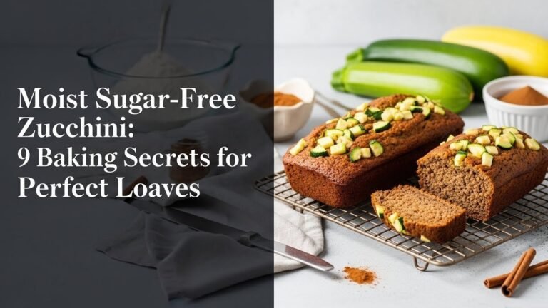 Moist Sugar-Free Zucchini: 9 Baking Secrets for Perfect Loaves