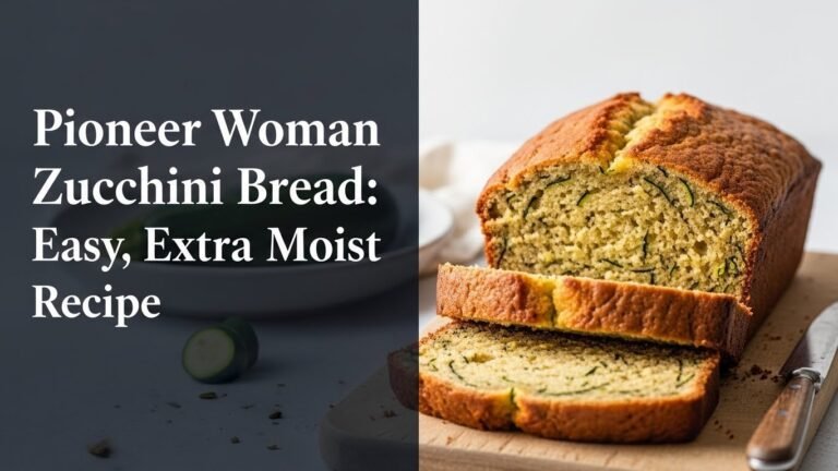 Pioneer Woman Zucchini Bread: Easy, Extra Moist Recipe