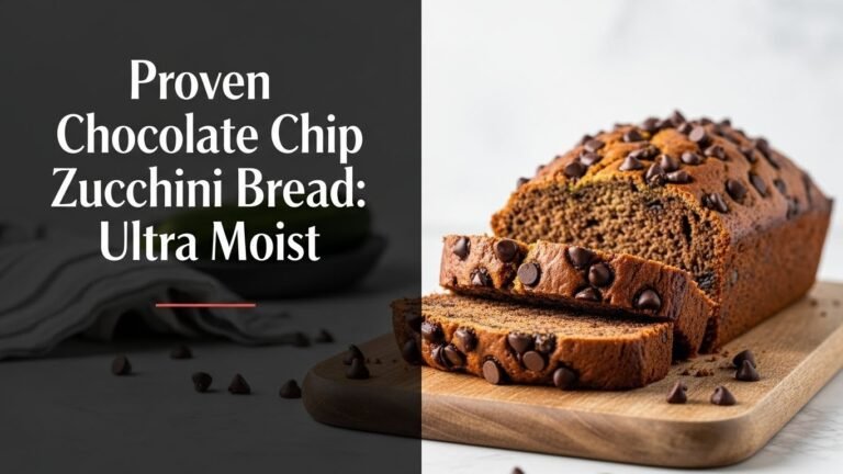 Proven Chocolate Chip Zucchini Bread: Ultra Moist
