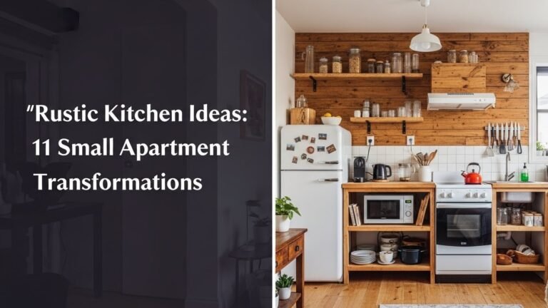 Rustic Kitchen Ideas: 11 Small Apartment Transformations
