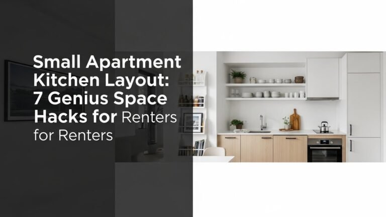 Small Apartment Kitchen Layout: 7 Genius Space Hacks for Renters [year]