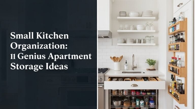 Small Kitchen Organization: 11 Genius Apartment Storage Ideas [year]