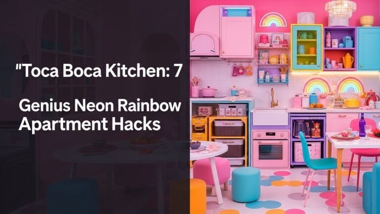 Toca Boca Kitchen: 7 Genius Neon Rainbow Apartment Hacks [year]