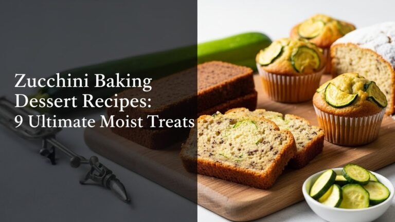 Zucchini Baking Dessert Recipes: 9 Ultimate Moist Treats