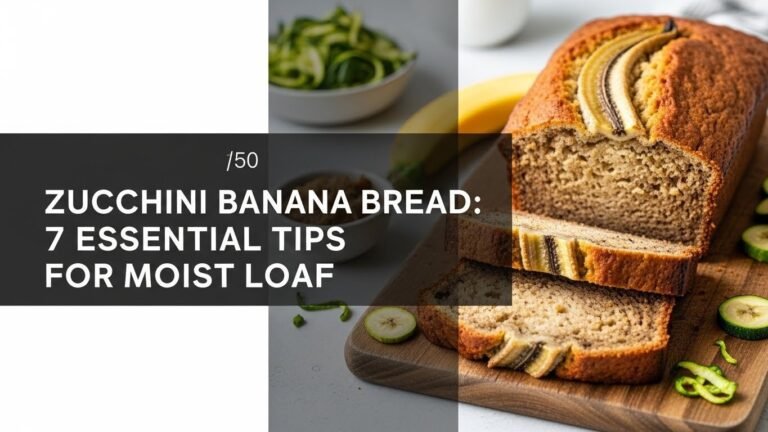 Zucchini Banana Bread: 7 Essential Tips for Moist Loaf