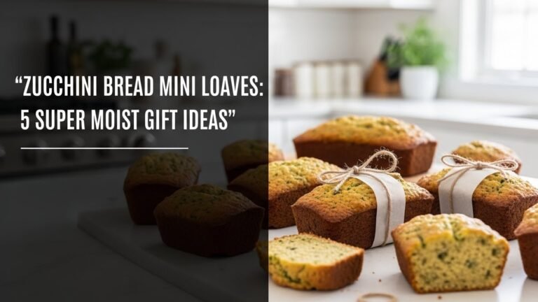 Zucchini Bread Mini Loaves: 5 Super Moist Gift Ideas