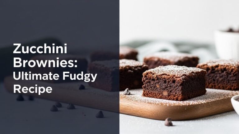 Zucchini Brownies: Ultimate Fudgy Recipe for [year]