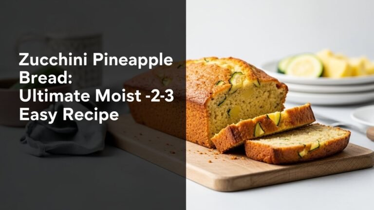 Zucchini Pineapple Bread: Ultimate Moist Easy Recipe