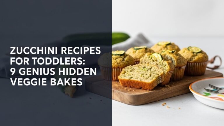 Zucchini Recipes for Toddlers: 9 Genius Hidden Veggie Bakes