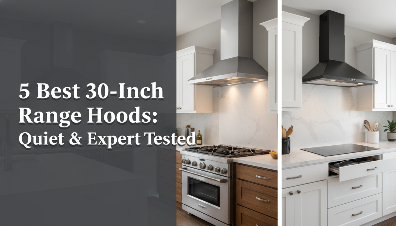 5 Best 30-Inch Range Hoods: Quiet & Expert Tested 2026