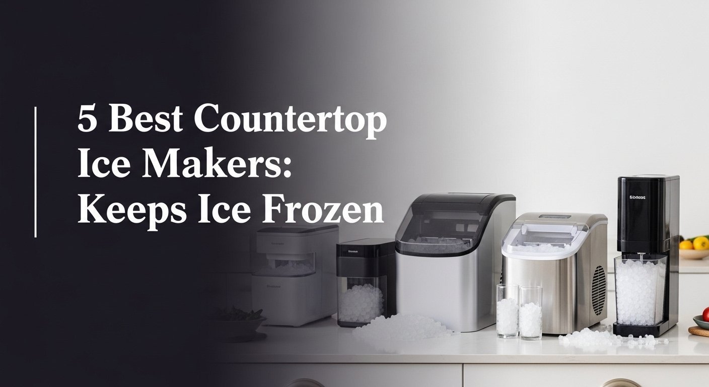 5 Best Countertop Ice Makers: Keeps Ice Frozen 2026