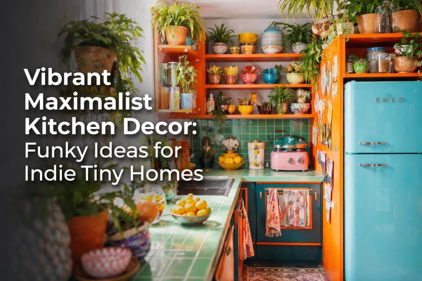 Vibrant Maximalist Kitchen Decor: Funky Ideas For Indie Tiny Homes