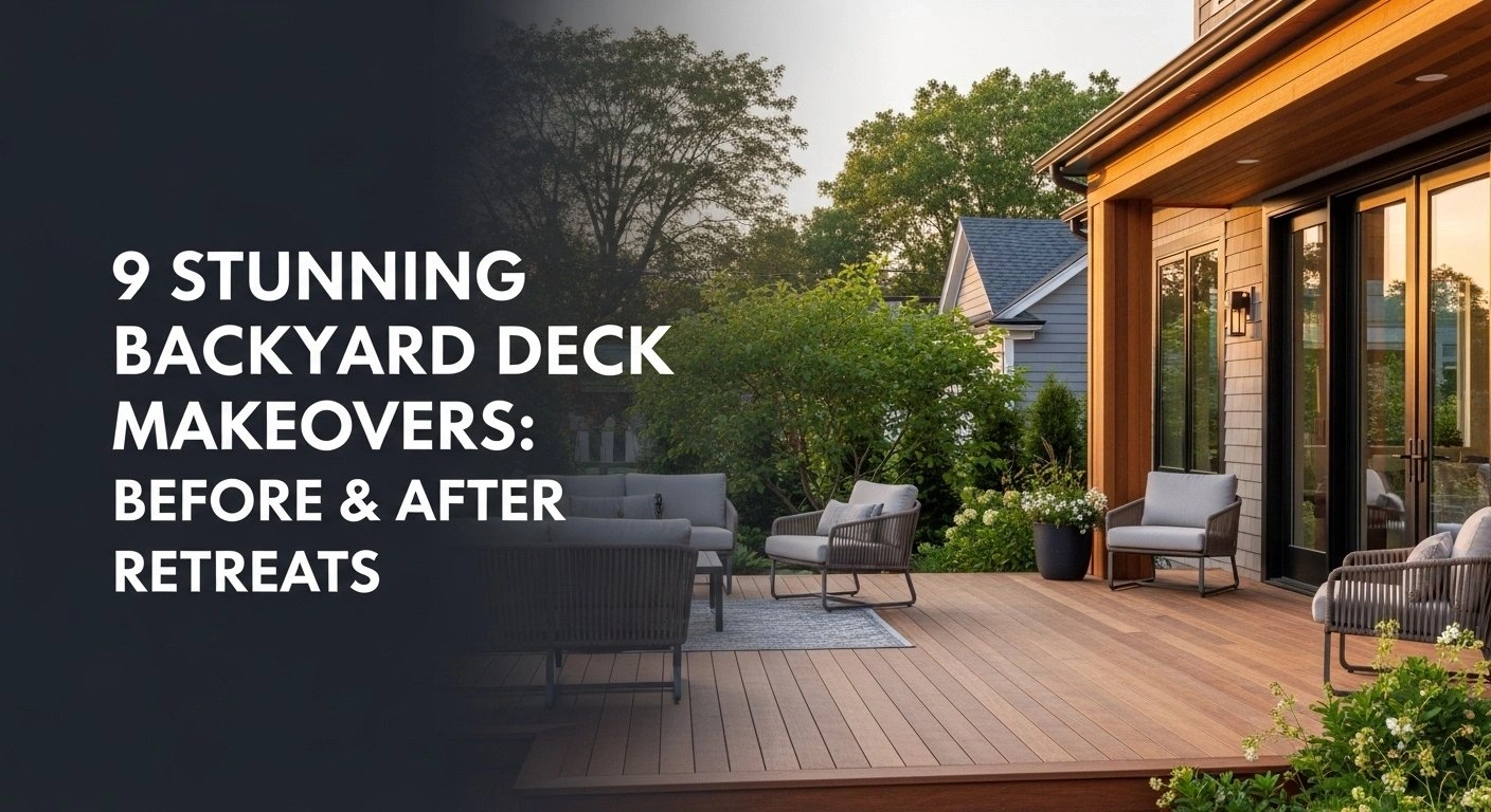 9 Stunning Backyard Deck Makeovers: Before & After Retreats